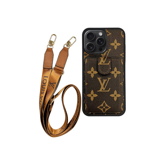 Coque LV Bandoulière + Poche