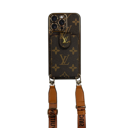 Coque louis vuitton avec porte carte à bandoulière
