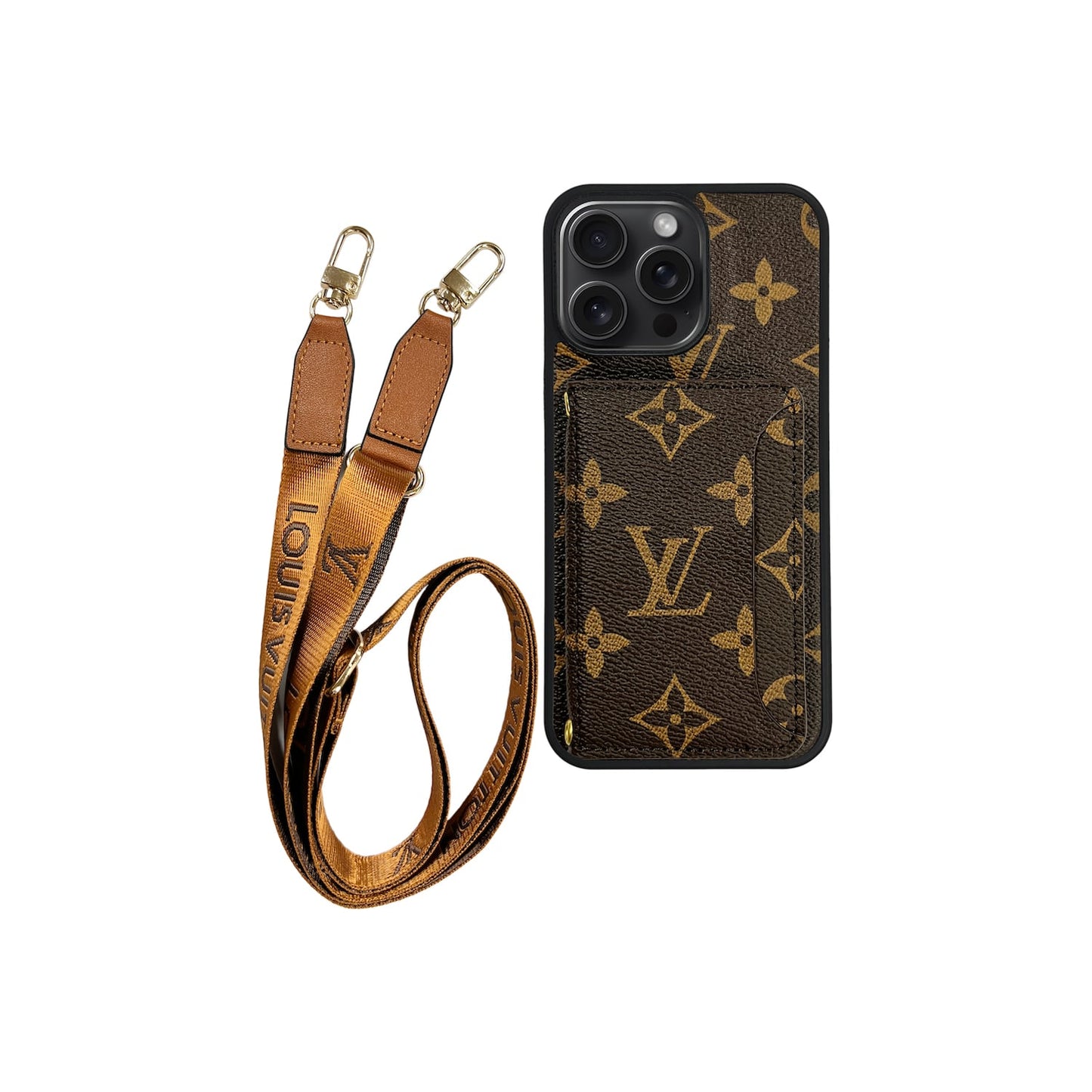 Coque LV Bandoulière+Poche