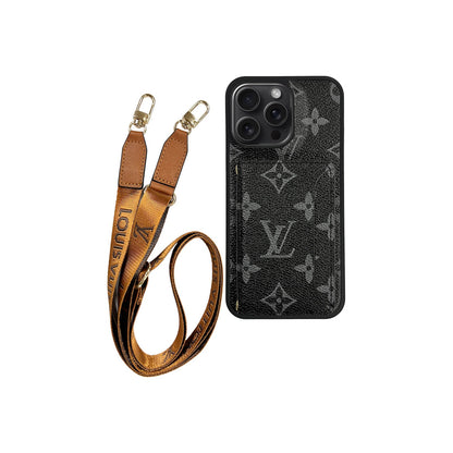 Coque louis vuitton avec porte carte à bandoulière