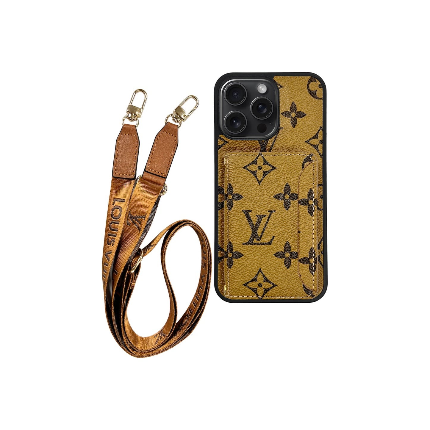 Coque LV Bandoulière + Poche